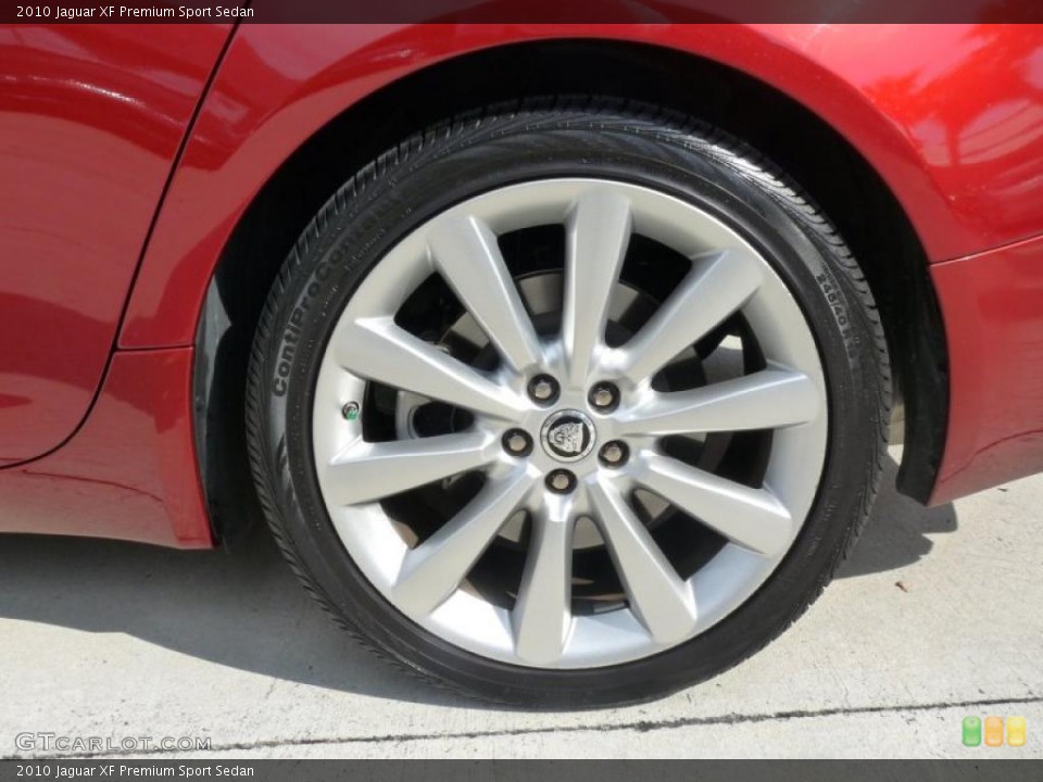 2010 Jaguar XF Premium Sport Sedan Wheel and Tire Photo #39136574