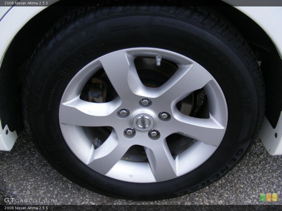 2008 Nissan Altima 2.5 S Wheel and Tire Photo #39138514