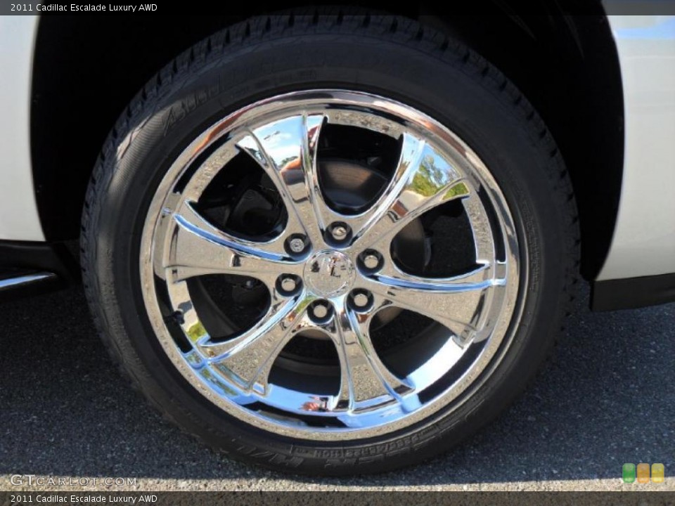 2011 Cadillac Escalade Custom Wheel and Tire Photo #39139530