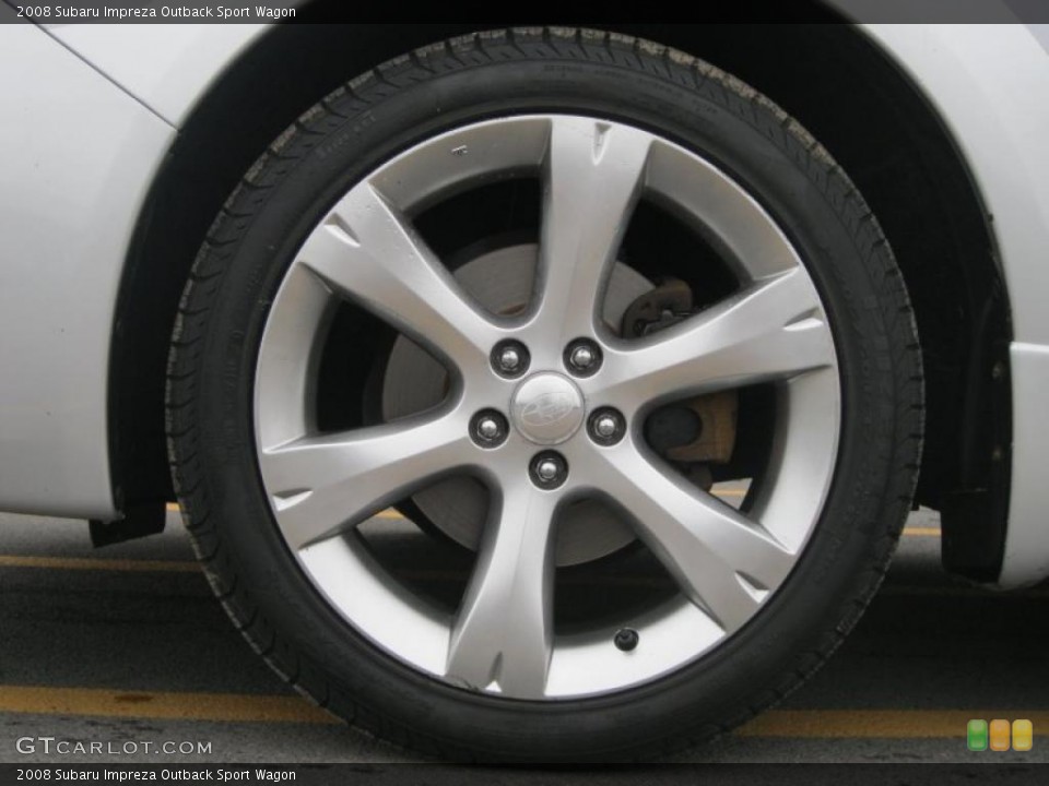 2008 Subaru Impreza Outback Sport Wagon Wheel and Tire Photo #39144518