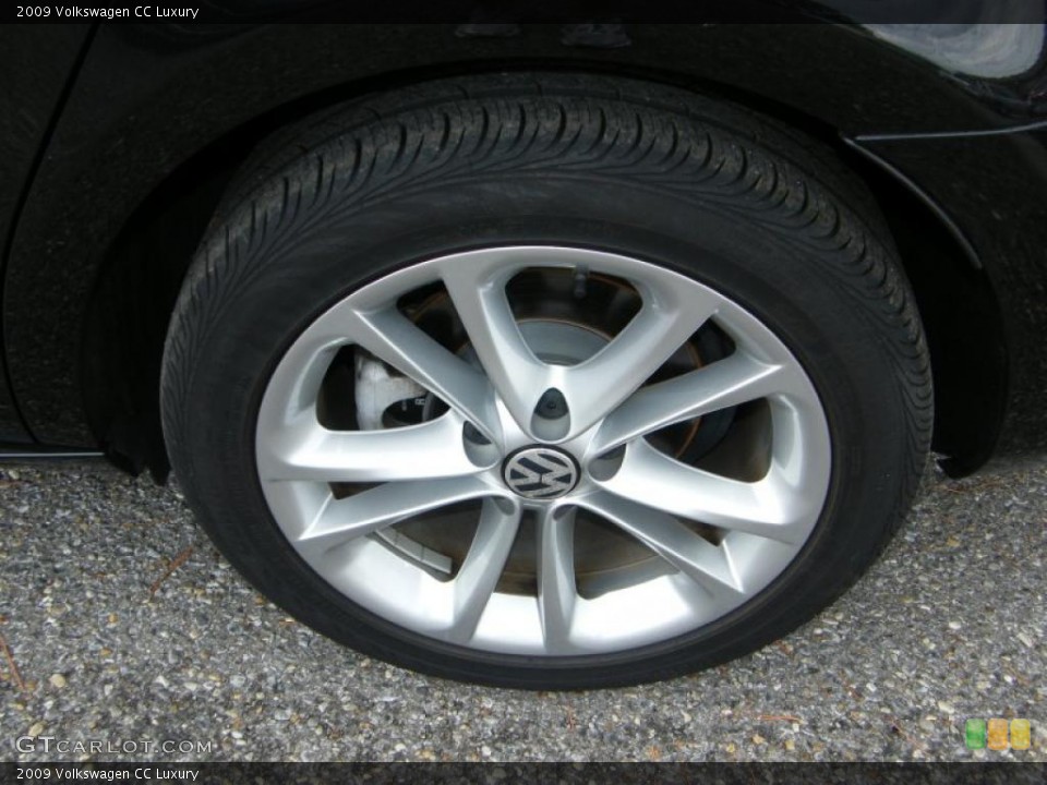 2009 Volkswagen CC Luxury Wheel and Tire Photo #39147002