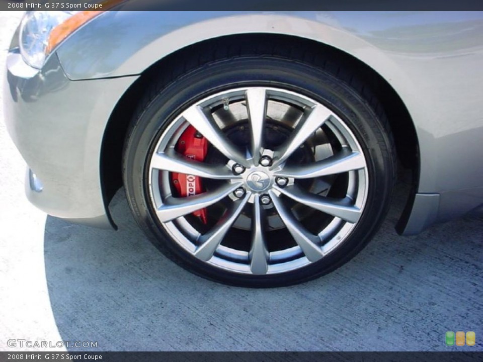 2008 Infiniti G 37 S Sport Coupe Wheel and Tire Photo #39151413