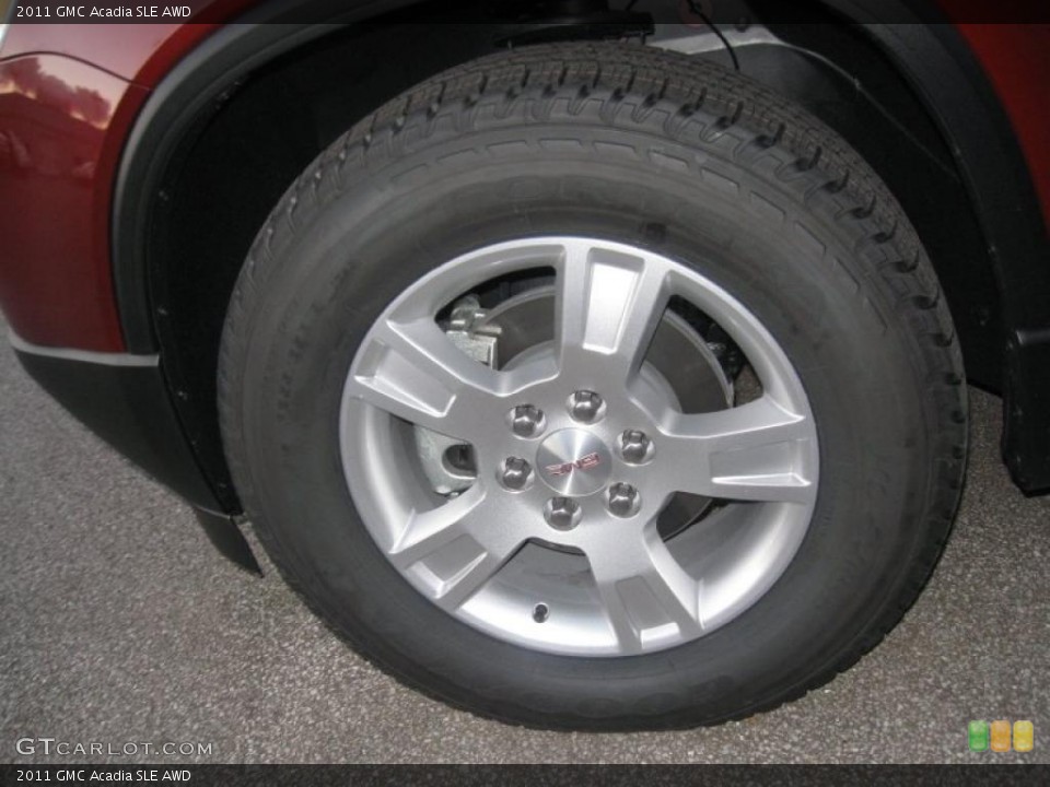 2011 GMC Acadia SLE AWD Wheel and Tire Photo #39152257