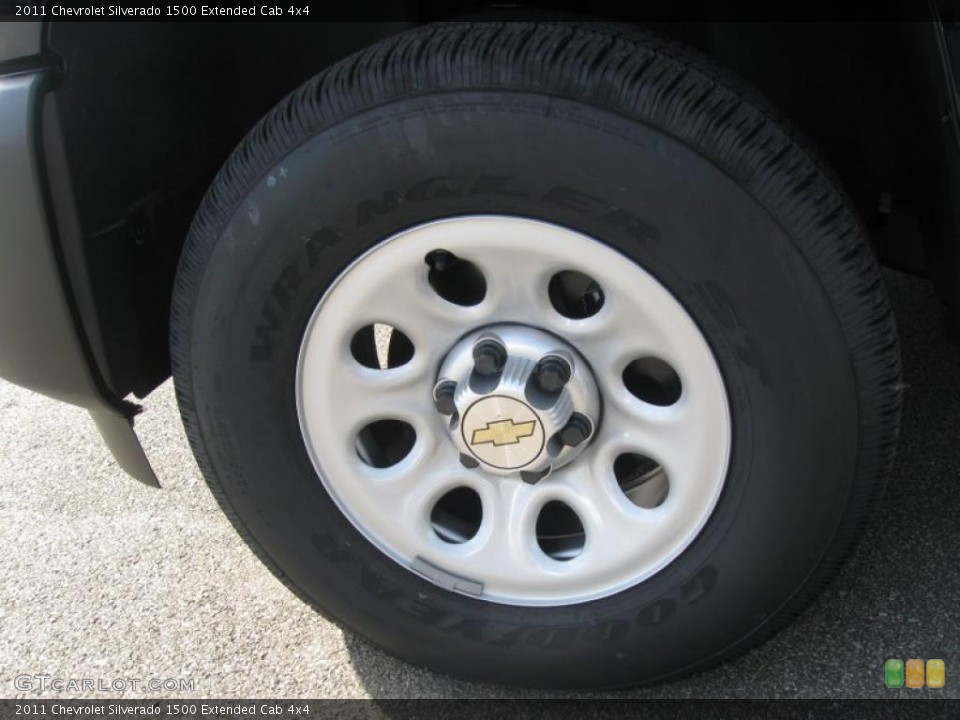 2011 Chevrolet Silverado 1500 Extended Cab 4x4 Wheel and Tire Photo #39154049