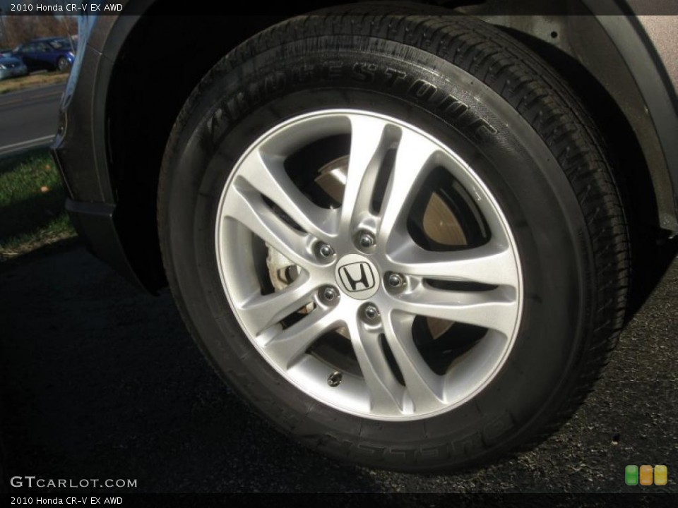 2010 Honda CR-V EX AWD Wheel and Tire Photo #39155737