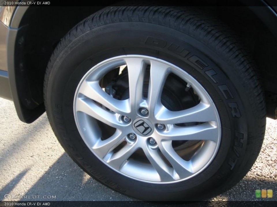 2010 Honda CR-V EX AWD Wheel and Tire Photo #39155765