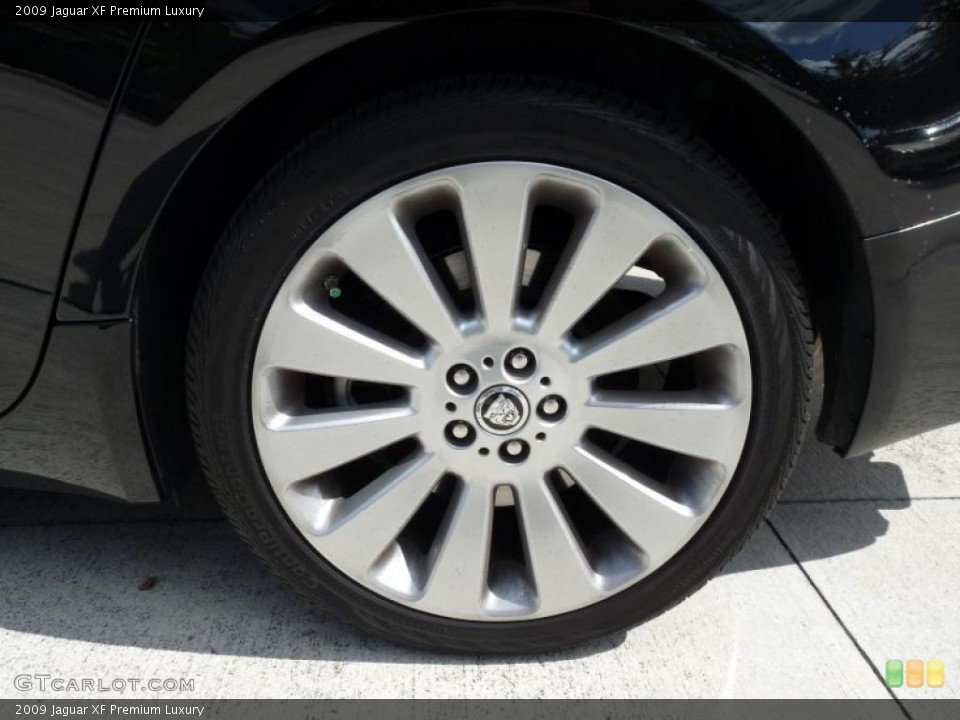 2009 Jaguar XF Premium Luxury Wheel and Tire Photo #39158413