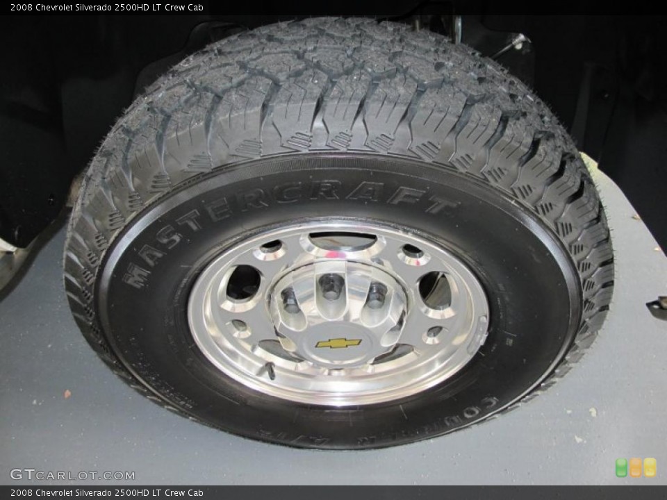 2008 Chevrolet Silverado 2500HD LT Crew Cab Wheel and Tire Photo #39162226