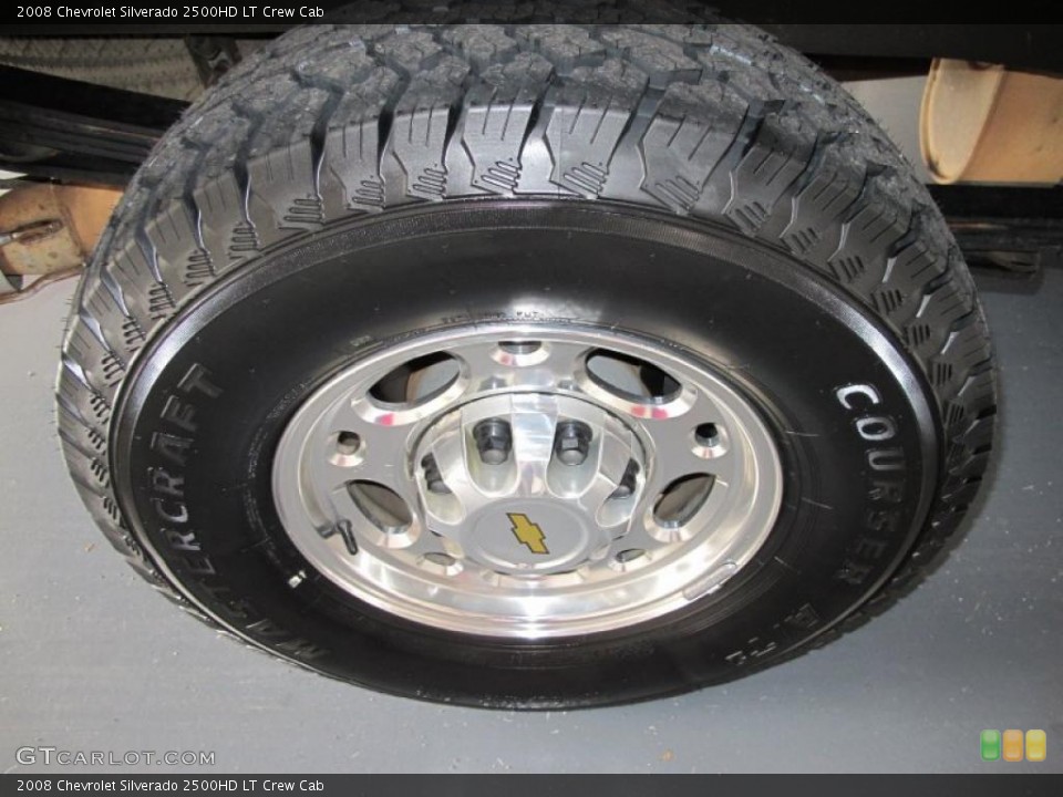 2008 Chevrolet Silverado 2500HD LT Crew Cab Wheel and Tire Photo #39162242