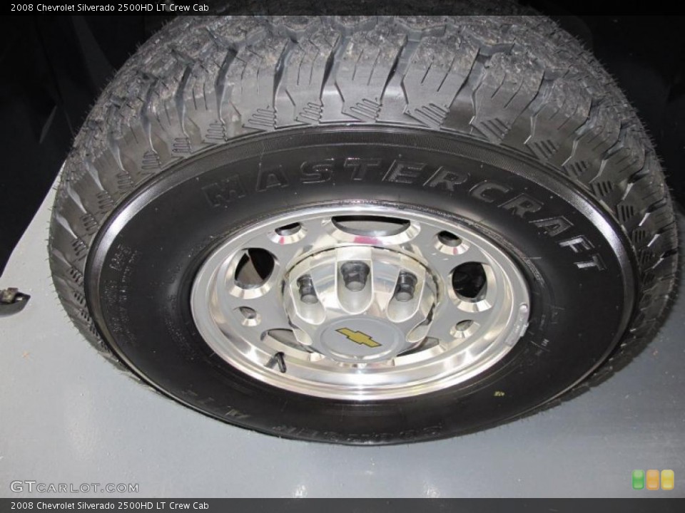 2008 Chevrolet Silverado 2500HD LT Crew Cab Wheel and Tire Photo #39162274