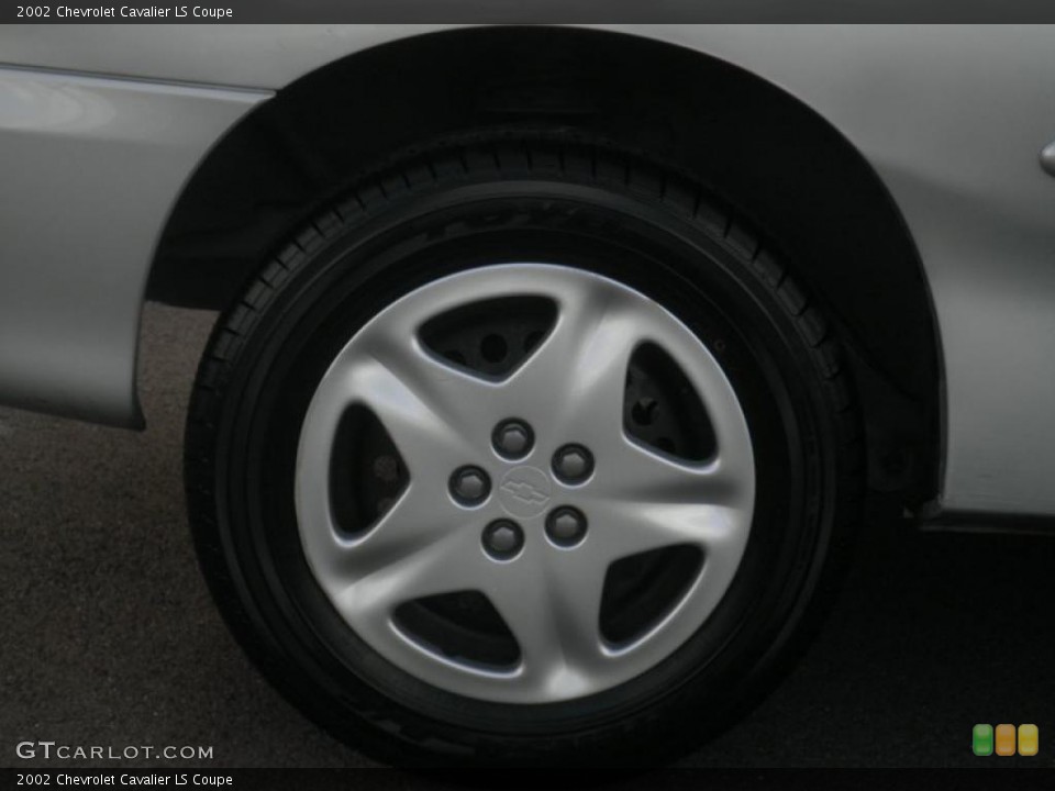 2002 Chevrolet Cavalier LS Coupe Wheel and Tire Photo #39162870
