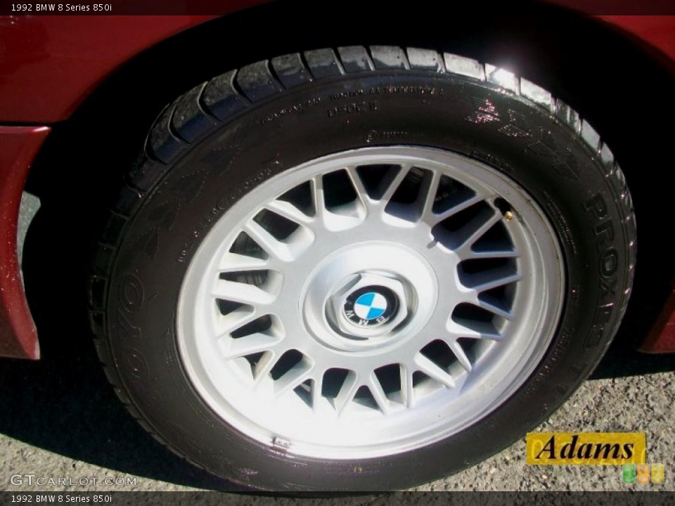 1992 BMW 8 Series 850i Wheel and Tire Photo #39163254