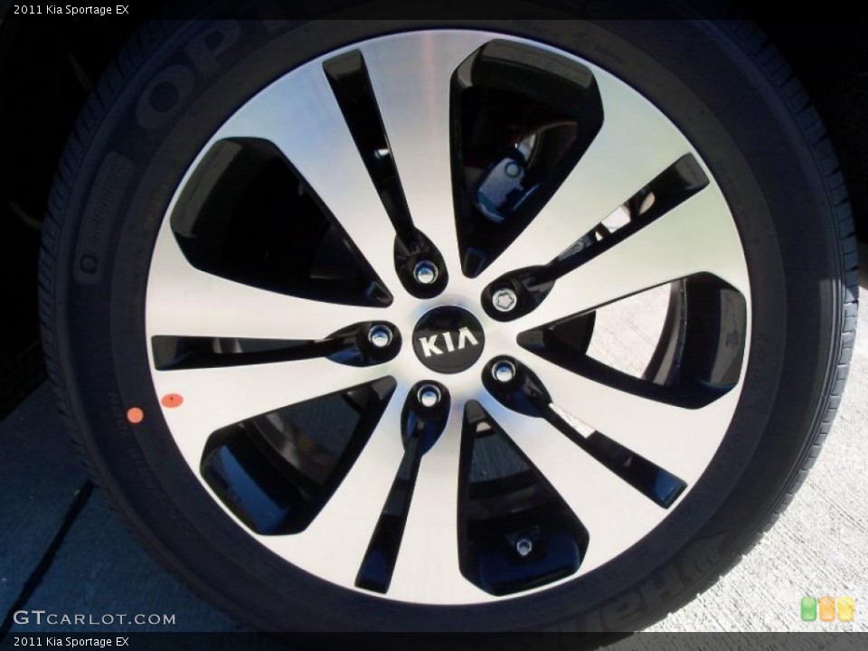2011 Kia Sportage EX Wheel and Tire Photo #39166778