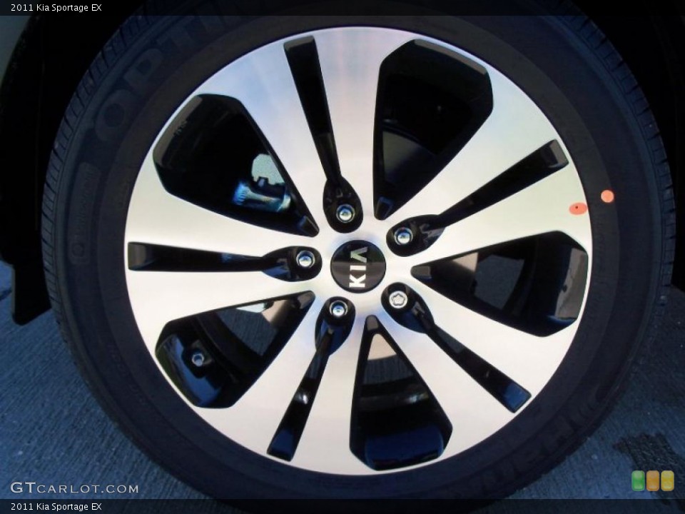2011 Kia Sportage EX Wheel and Tire Photo #39166794