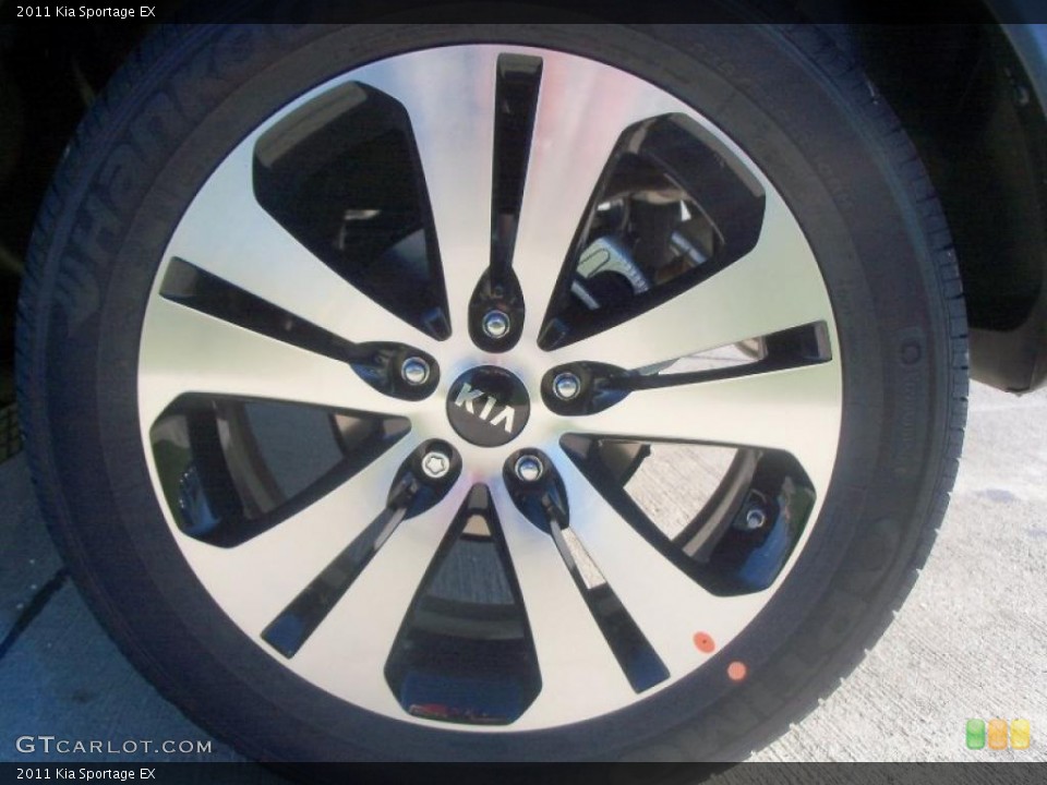 2011 Kia Sportage EX Wheel and Tire Photo #39167318