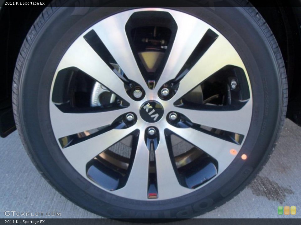 2011 Kia Sportage EX Wheel and Tire Photo #39167334