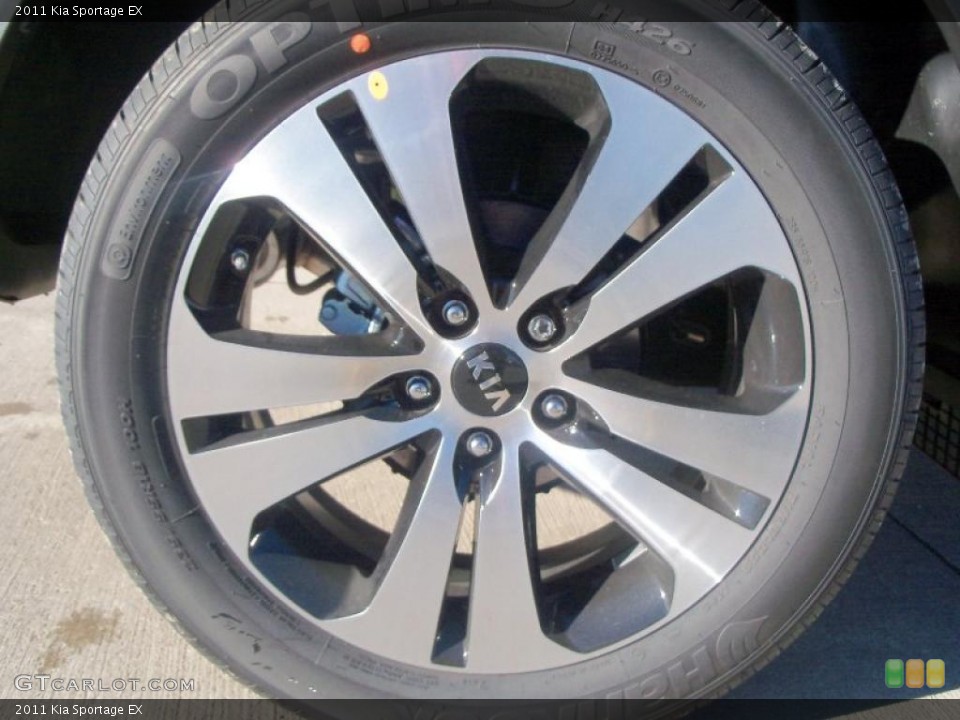 2011 Kia Sportage EX Wheel and Tire Photo #39167366