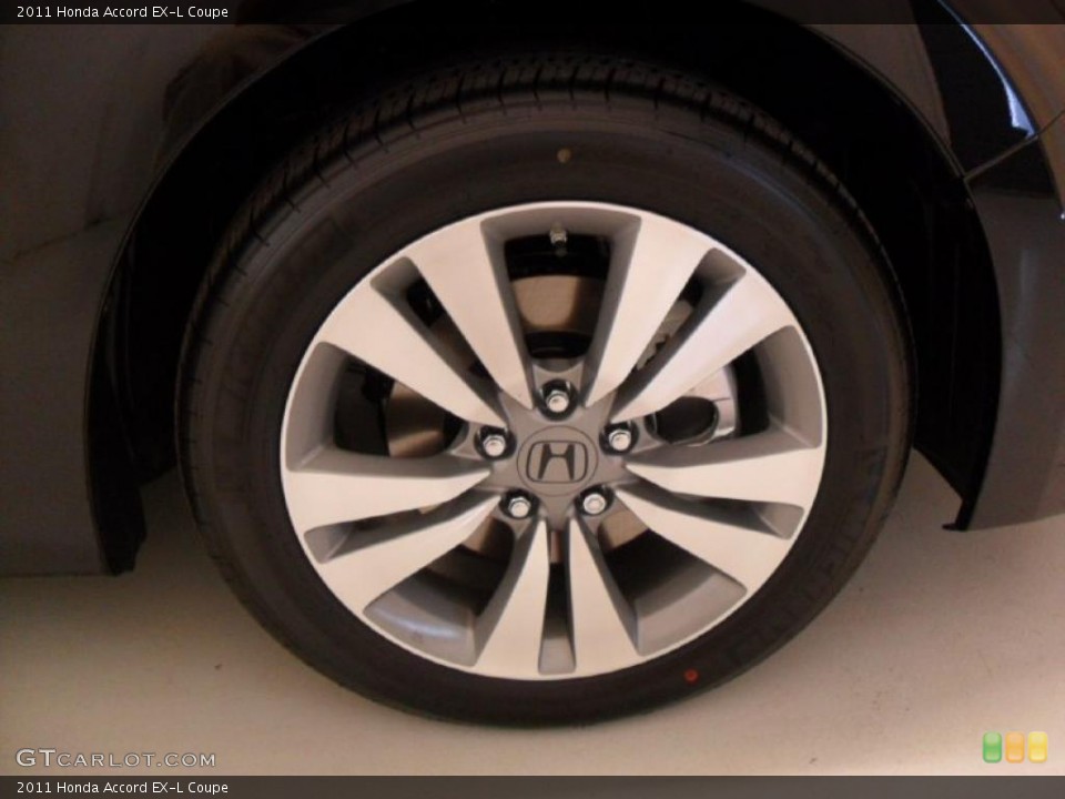 2011 Honda Accord EX-L Coupe Wheel and Tire Photo #39171610