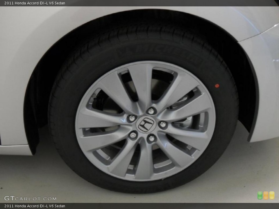 2011 Honda Accord EX-L V6 Sedan Wheel and Tire Photo #39172674