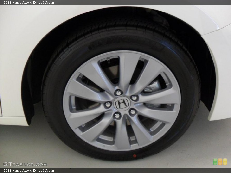 2011 Honda Accord EX-L V6 Sedan Wheel and Tire Photo #39173210