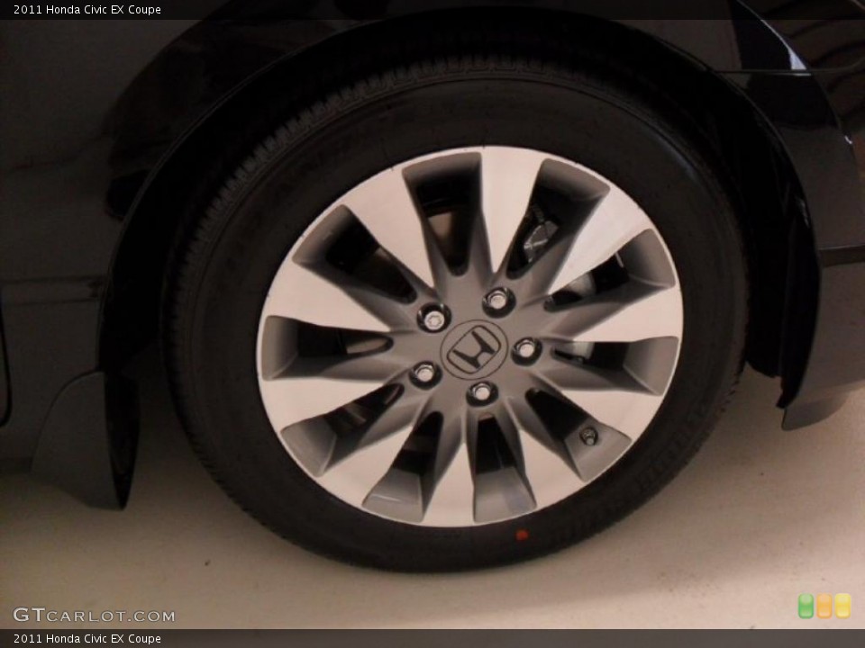 2011 Honda Civic EX Coupe Wheel and Tire Photo #39173678