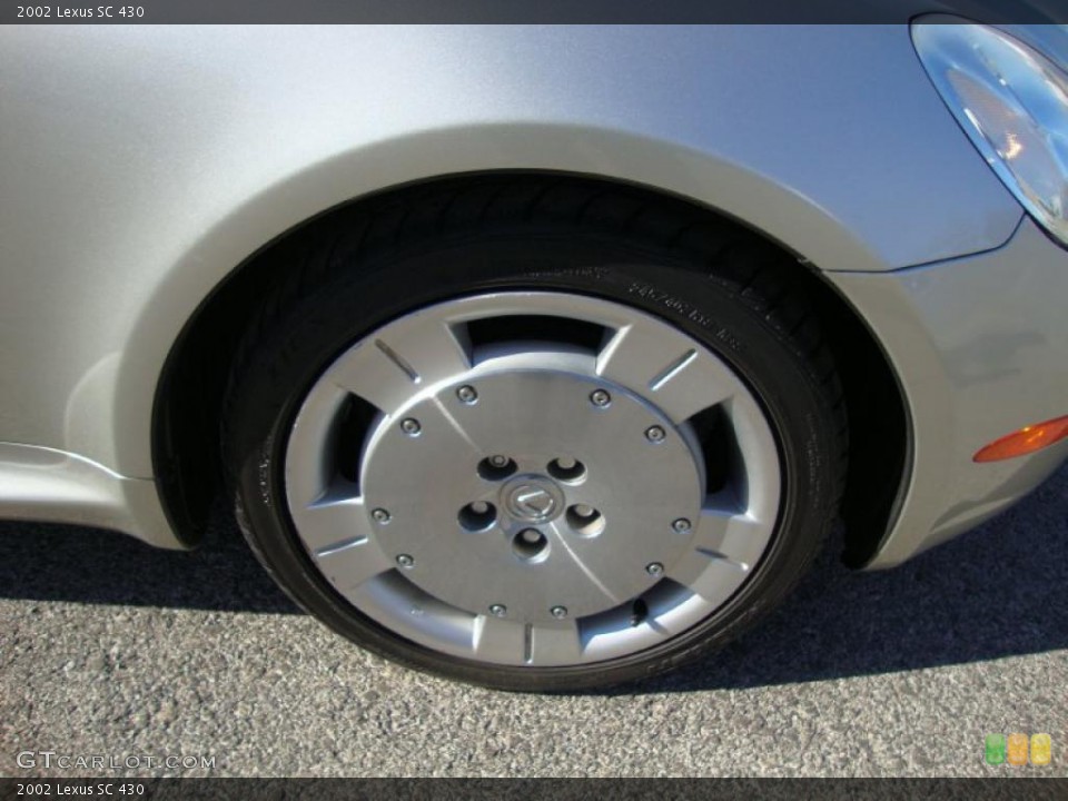 2002 Lexus SC 430 Wheel and Tire Photo #39178411