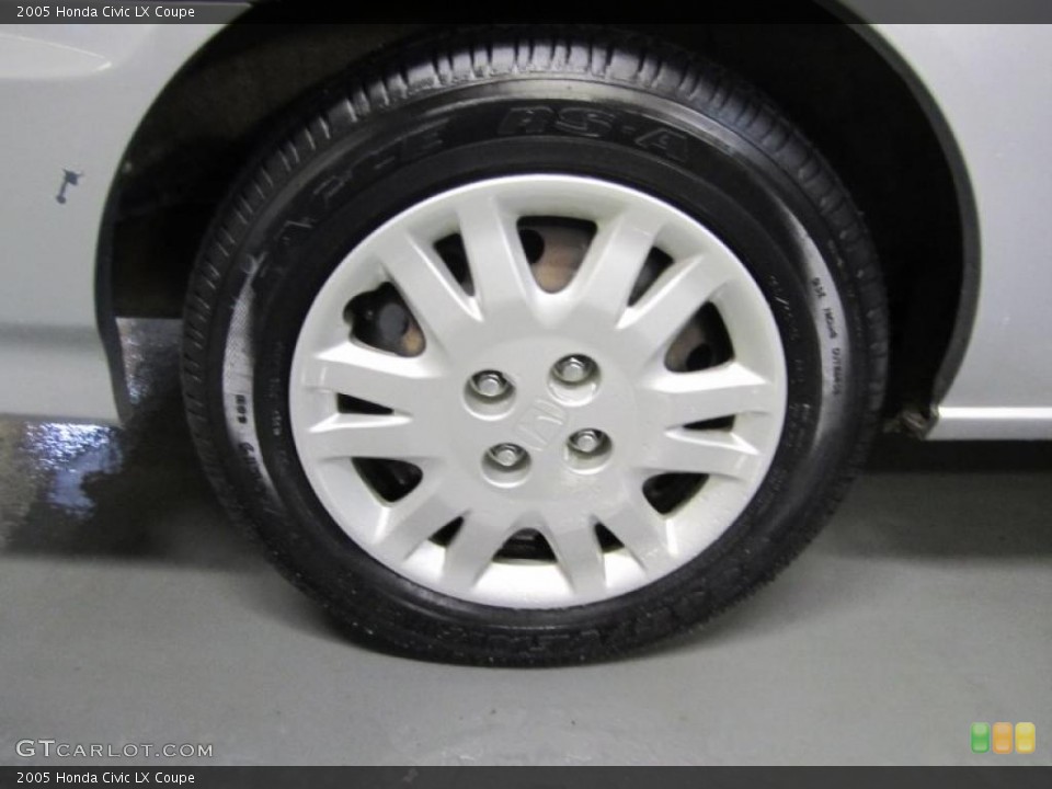 2005 Honda Civic LX Coupe Wheel and Tire Photo #39178723