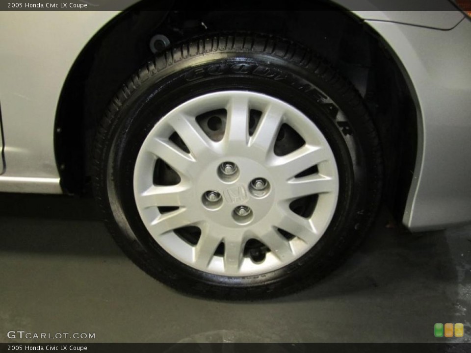 2005 Honda Civic LX Coupe Wheel and Tire Photo #39178739