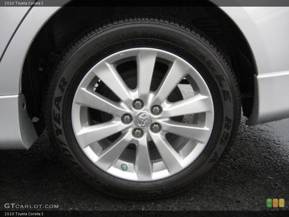 2010 Toyota Corolla S Wheel and Tire Photo #39180631