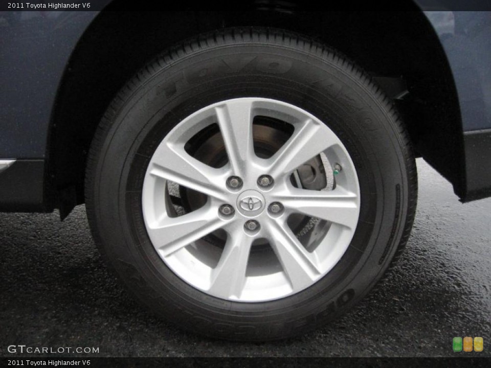 2011 Toyota Highlander V6 Wheel and Tire Photo #39181107