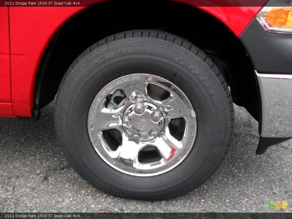2011 Dodge Ram 1500 ST Quad Cab 4x4 Wheel and Tire Photo #39186823