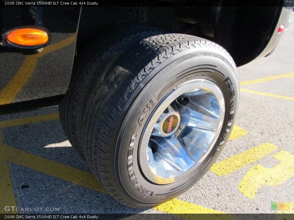 2008 GMC Sierra 3500HD SLT Crew Cab 4x4 Dually Wheel and Tire Photo #39187179