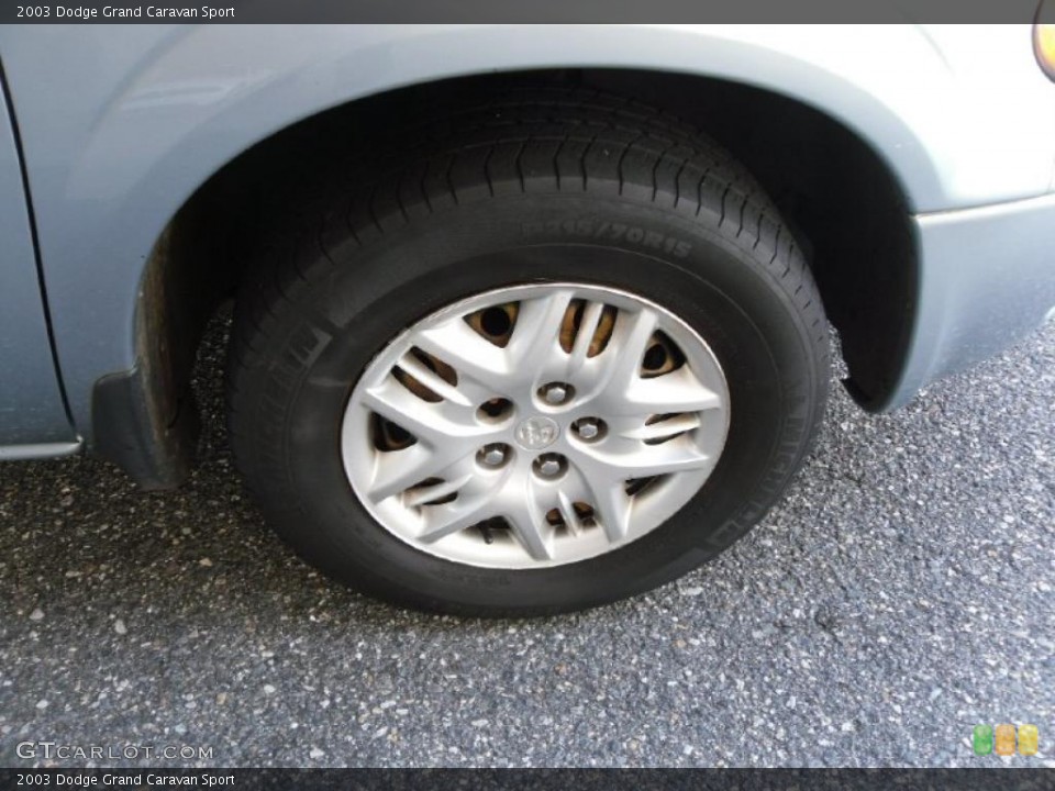 2003 Dodge Grand Caravan Sport Wheel and Tire Photo #39188079