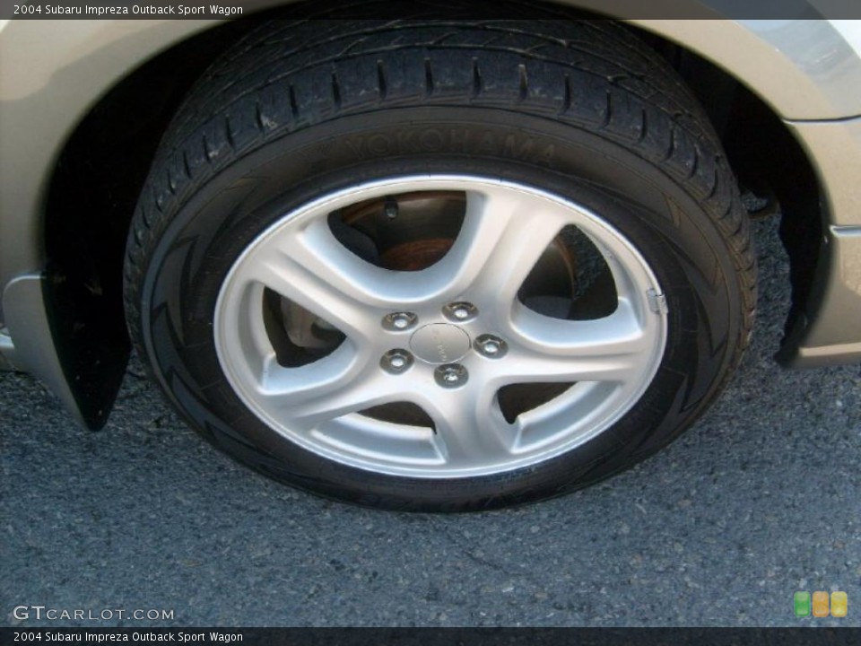 2004 Subaru Impreza Outback Sport Wagon Wheel and Tire Photo #39189083