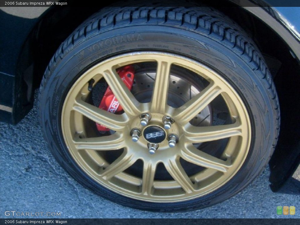 2006 Subaru Impreza WRX Wagon Wheel and Tire Photo #39189715