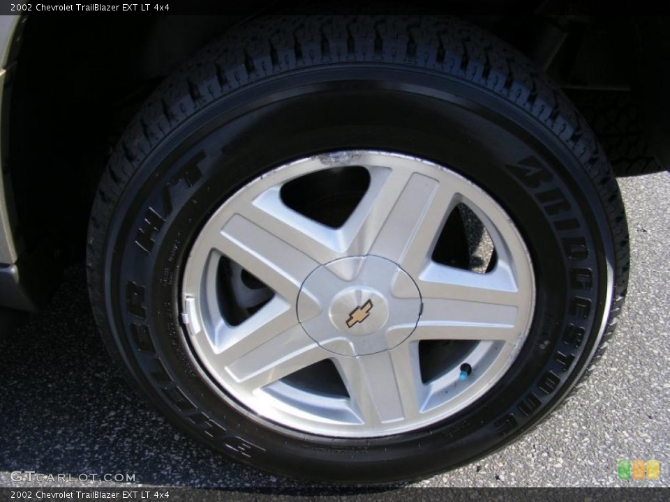 2002 Chevrolet TrailBlazer EXT LT 4x4 Wheel and Tire Photo #39190115
