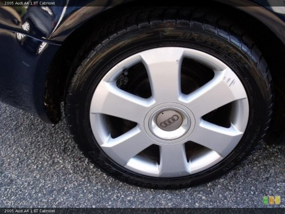 2005 Audi A4 1.8T Cabriolet Wheel and Tire Photo #39190535