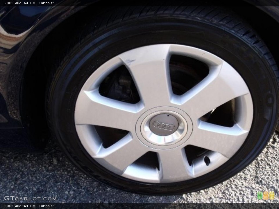 2005 Audi A4 1.8T Cabriolet Wheel and Tire Photo #39190547