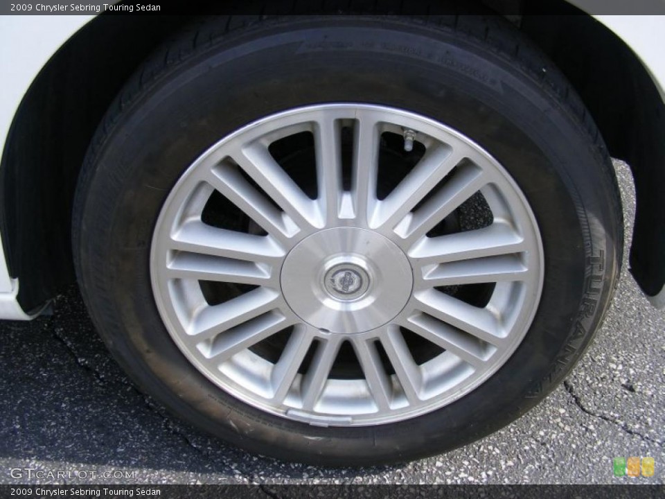2009 Chrysler Sebring Touring Sedan Wheel and Tire Photo #39191083