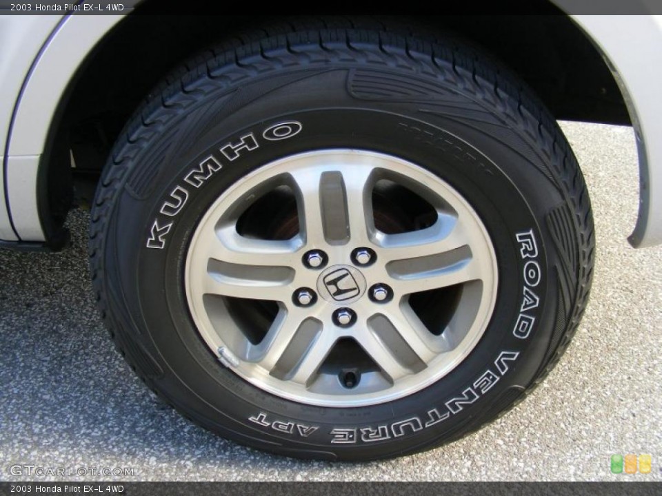 2003 Honda Pilot EX-L 4WD Wheel and Tire Photo #39191791