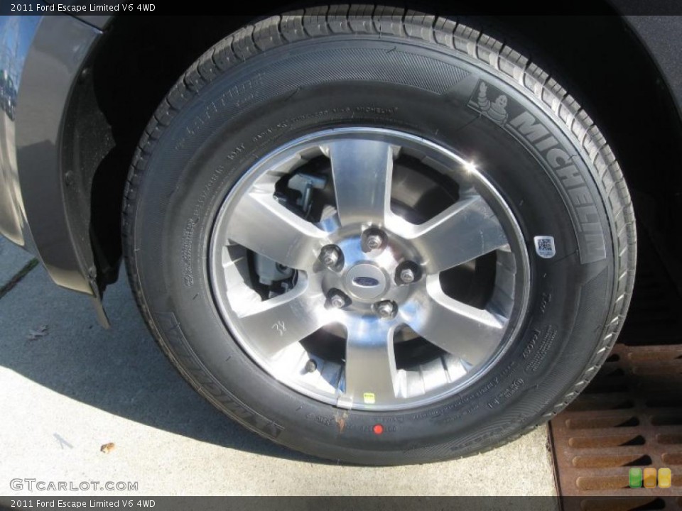 2011 Ford Escape Limited V6 4WD Wheel and Tire Photo #39191967