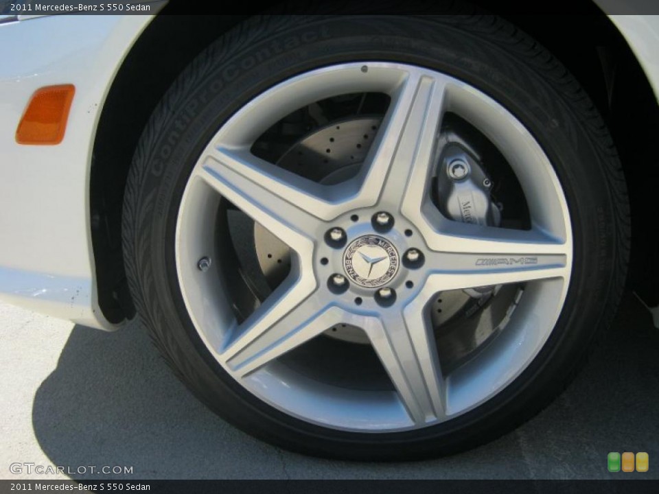 2011 Mercedes-Benz S 550 Sedan Wheel and Tire Photo #39193331