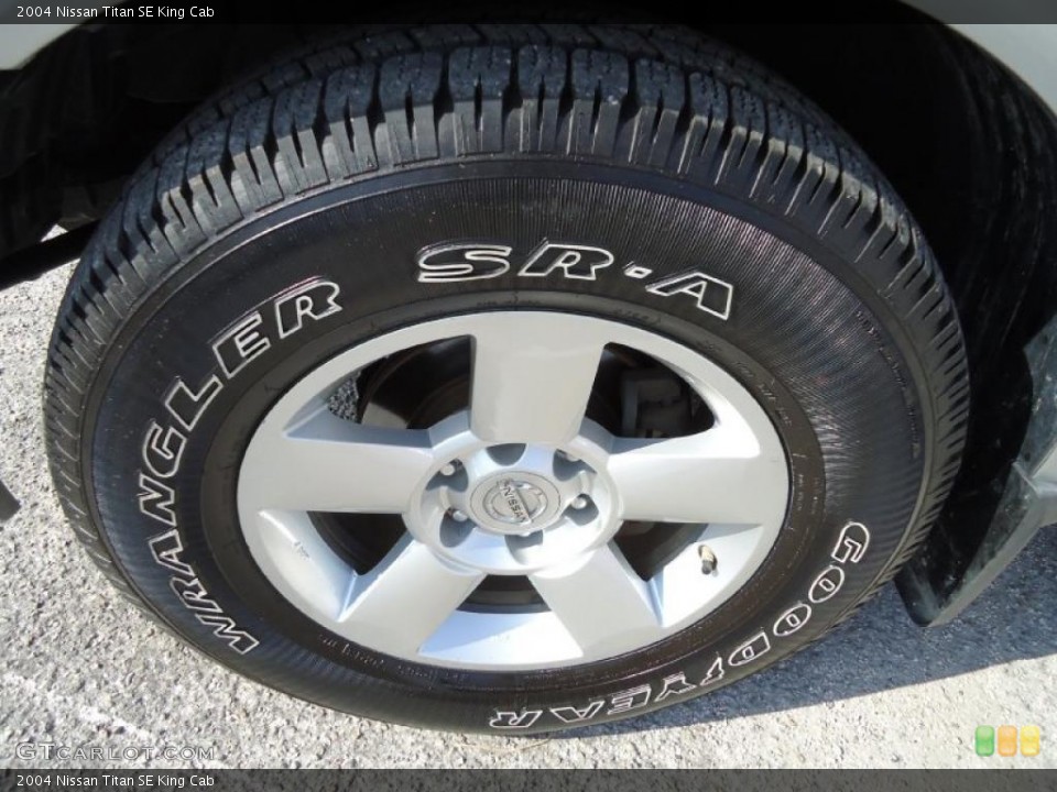2004 Nissan Titan SE King Cab Wheel and Tire Photo #39193347