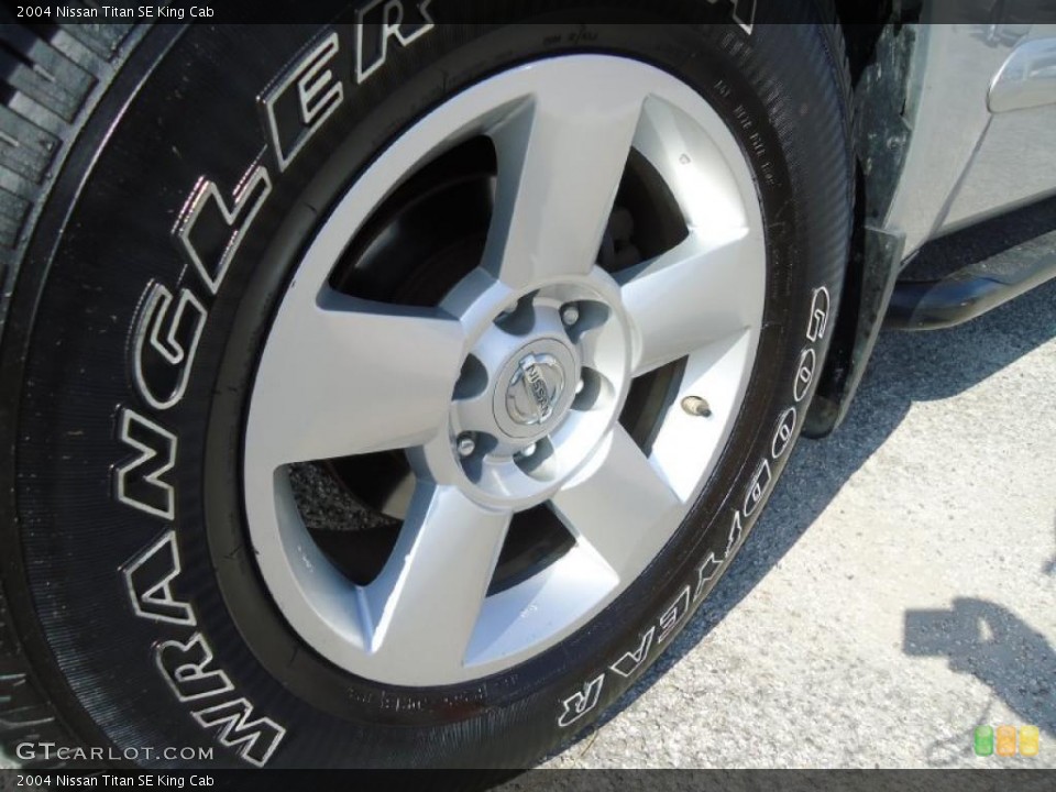2004 Nissan Titan SE King Cab Wheel and Tire Photo #39193359