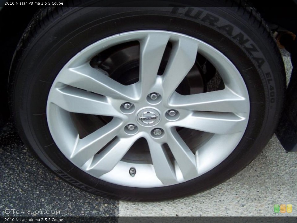 2010 Nissan Altima 2.5 S Coupe Wheel and Tire Photo #39194295