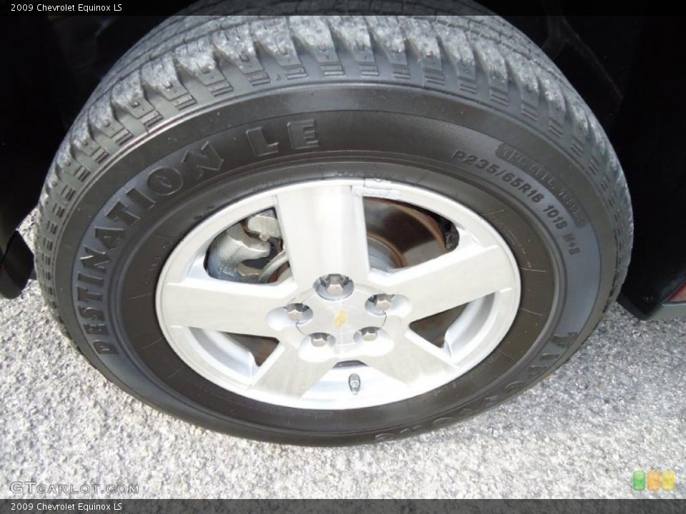 2009 Chevrolet Equinox LS Wheel and Tire Photo #39196747
