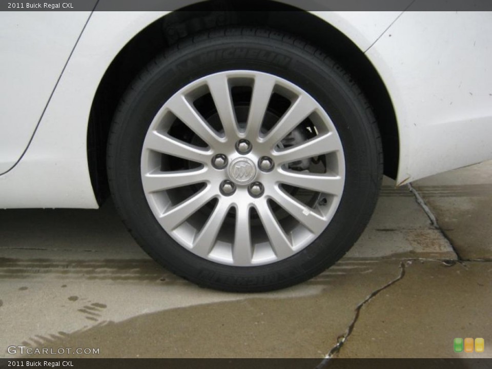 2011 Buick Regal CXL Wheel and Tire Photo #39201167