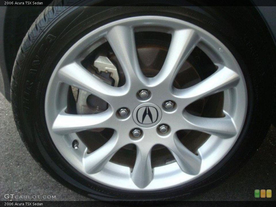 2006 Acura TSX Sedan Wheel and Tire Photo #39204375