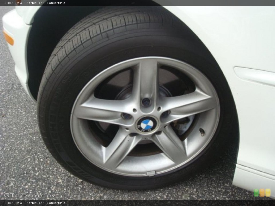 2002 BMW 3 Series 325i Convertible Wheel and Tire Photo #39205181