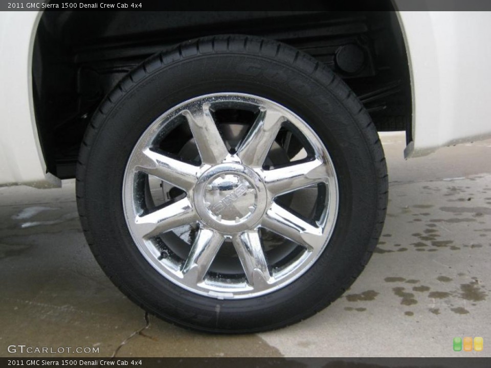 2011 GMC Sierra 1500 Denali Crew Cab 4x4 Wheel and Tire Photo #39205386